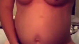 Sexy Pregnant Teen Masturbating