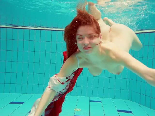 Naked swimming pool videos