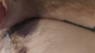 Tattooed stud jerks it and cums