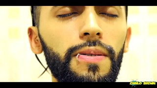 Sexy Masturbating slowly in the shower and massive cumshot - Camilo Brown