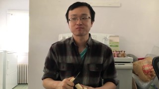 I eat a banana normally. That's all. Nothing Suggestive.