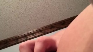 Young mom get off with toothbrush