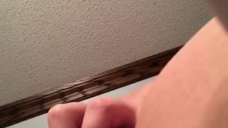 Young mom get off with toothbrush