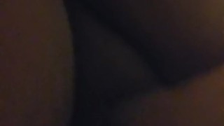 Ebony BBW milf masturbates before daddy comes home