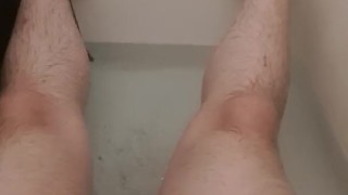 Cumming in the shower