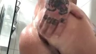 Lawrence London washing hole in shower