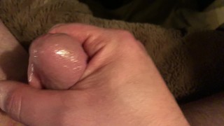 DRIPPING PRECUM COMING OUT OF MY COCK - DICK HEAD CLOSE-UP HD