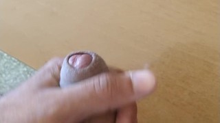 Greek Army guy jerks off inside the office- Χύνω μέσα στο γραφείο