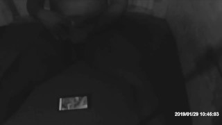 Masked pleaser tugging that cock and fingering asshole