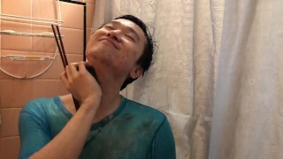 I drop the soap but nothing happens. Just a normal day