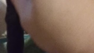 Free hand push out toy when I cum