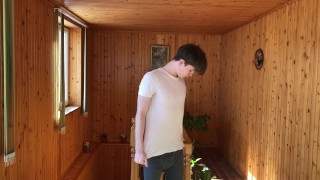 I'm Sorry for Cum on Your Face Daddy ! Step Son Tries Seduce His Dad / Dominant