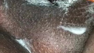Shaving my pussy