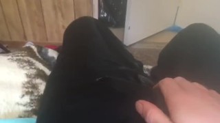 Pissing his pants on Normas unprotected bed