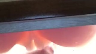 Fuck your pussy. Jerk off and cum in the toy pussy