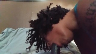 45 second cucumber blowjob