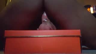 Big booty ebony riding dick