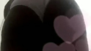 Ebony bbw sexy dance with Snapchat filter