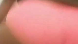 Bbw booty shake practice in bathroom