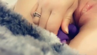 Amateur anal masturbation with beads