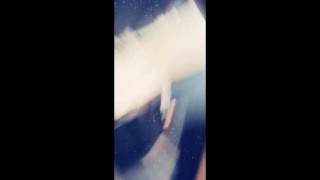 Hottest Sissy 2019 Huge anal gape and Boipussy lube Creampie
