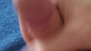 Quick Masturbation And Cumshot Session