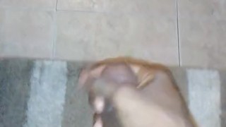 Early stroking of my big dick