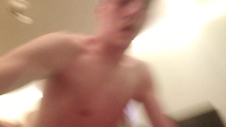Fucking pussy toy hard & Cumming inside of it!!