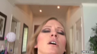 Busty blonde milf, Abby Rode needs a hardcore fuck, now