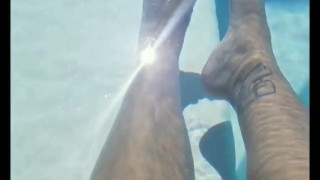 After Long Day at School, Latina Teen Soaks Feet