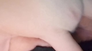 Playing with my tight pussy