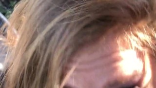 Busty Teen Skylar Snow Sucks Dick on the Golf Course