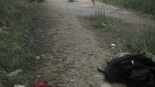 Long naked walk on fam track