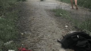 Long naked walk on fam track