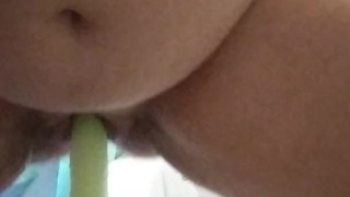 Hear how wet my pussy is for my toy