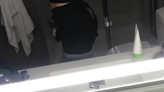 Cutie Farting In A Fancy Hotel Bathroom