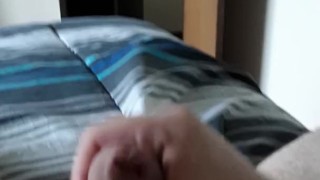 Chubby solo slow masturbation