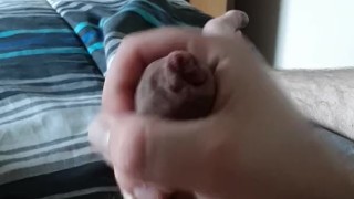 Chubby solo slow masturbation