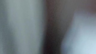 Huge load in motel hallway while listening to couple fuck behind the door