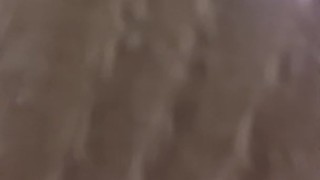 Huge load in motel hallway while listening to couple fuck behind the door