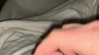 Uncut solo cum