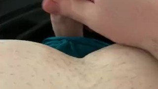 Chubby Guy Jerking After Work with Cumshot