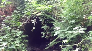 Summertime Pee At The Waterfall