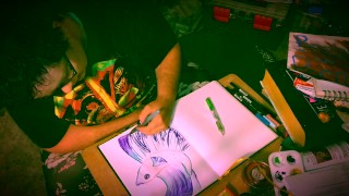 Boobs Ross — Betta Speed Sketch — Julyathon 3