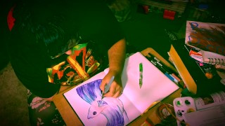 Boobs Ross — Betta Speed Sketch — Julyathon 3