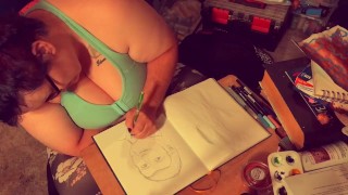 Boobs Ross — Qui-Gon Jinn Speed Sketch — julyathon 4