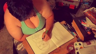 Boobs Ross — Qui-Gon Jinn Speed Sketch — julyathon 4