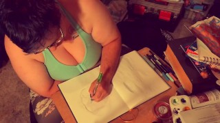 Boobs Ross — Qui-Gon Jinn Speed Sketch — julyathon 4