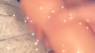 Stroking my cock with pocket pussy