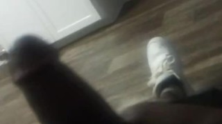 Stroking my cock